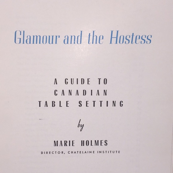 Vintage Glamour and the Hostess 1960s Marie Holmes Chatelaine Spiral Bound Book - Picture 7 of 15